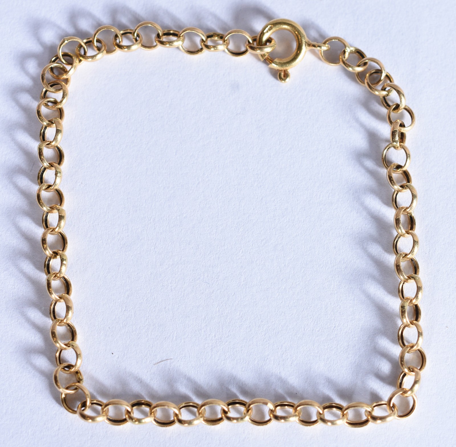 Pulseira de ouro 18 k, contraste 750, élos portugueses (Por motivos... - foto 2 de 4