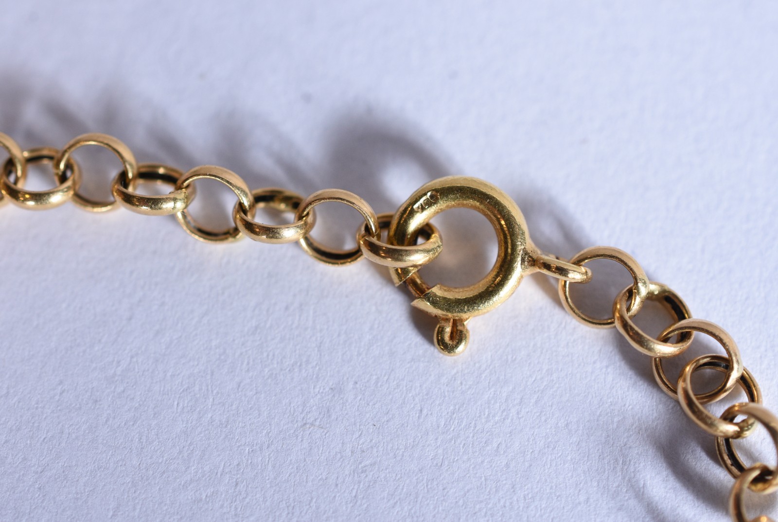 Pulseira de ouro 18 k, contraste 750, élos portugueses (Por motivos... - foto 4 de 4