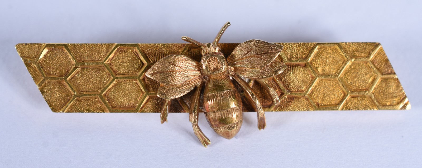 Broche de ouro com abelha (Por motivos de segurança a peça não se... - foto 1 de 3