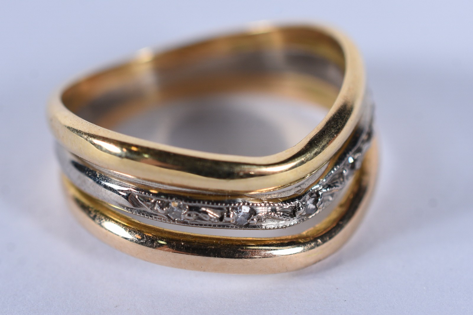 Anel de ouro 18 k, aro 13 (Por motivos de segurança a peça não se... - foto 2 de 6