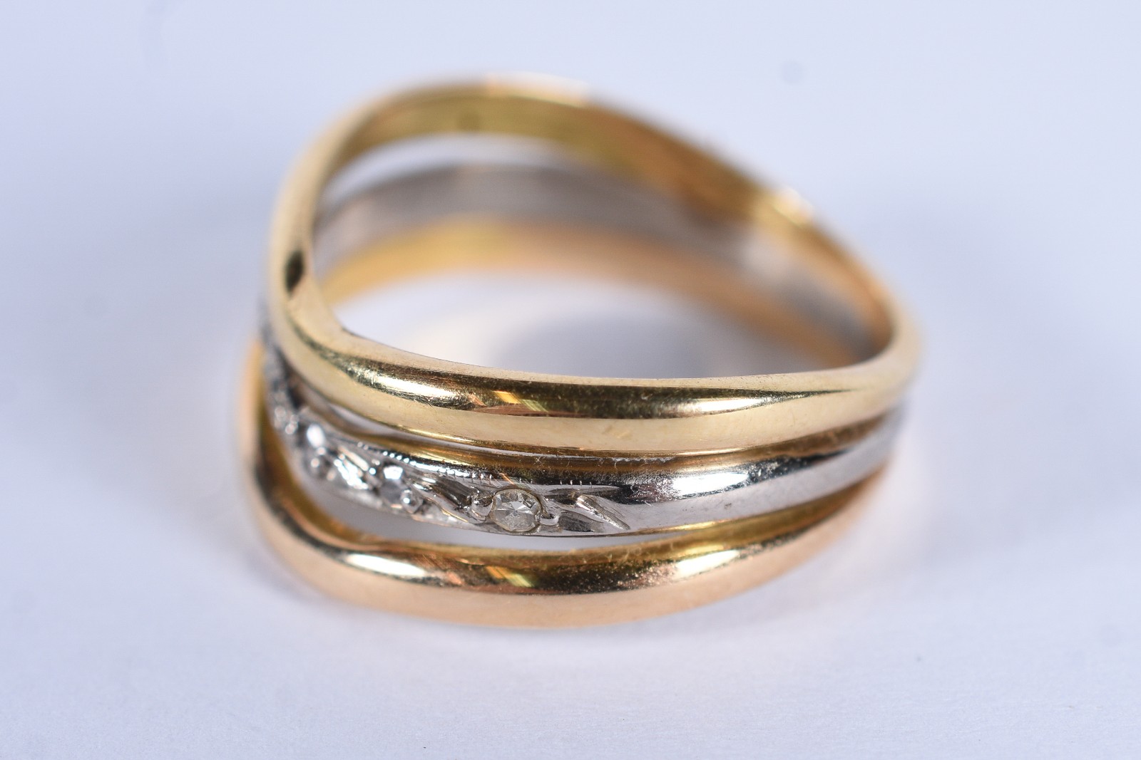 Anel de ouro 18 k, aro 13 (Por motivos de segurança a peça não se... - foto 4 de 6