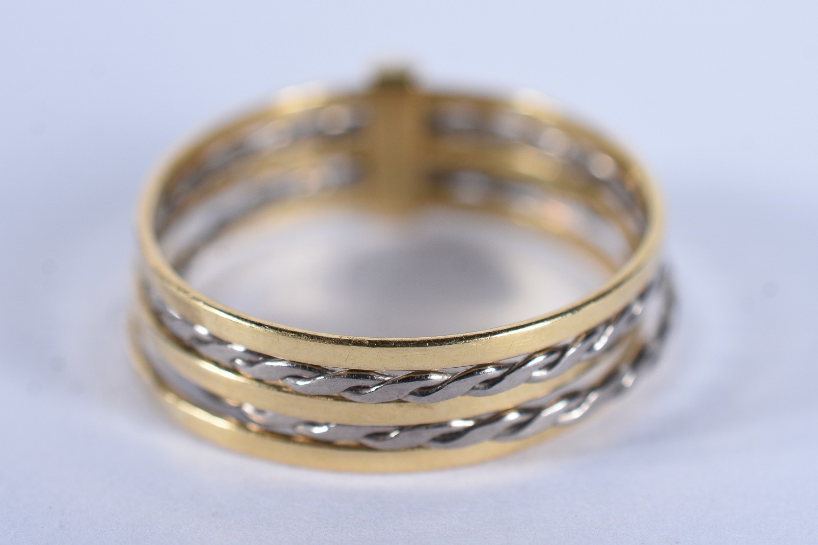 Anel de ouro 18 k, aro 17 (Por motivos de segurança a peça não se... - foto 3 de 5