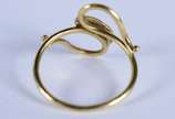 Anel de ouro 18 k, aro 14  (Por motivos de segu... - Anel de ouro 18 k, aro 14  (Por motivos de segurança a peça não se encontra na loja)