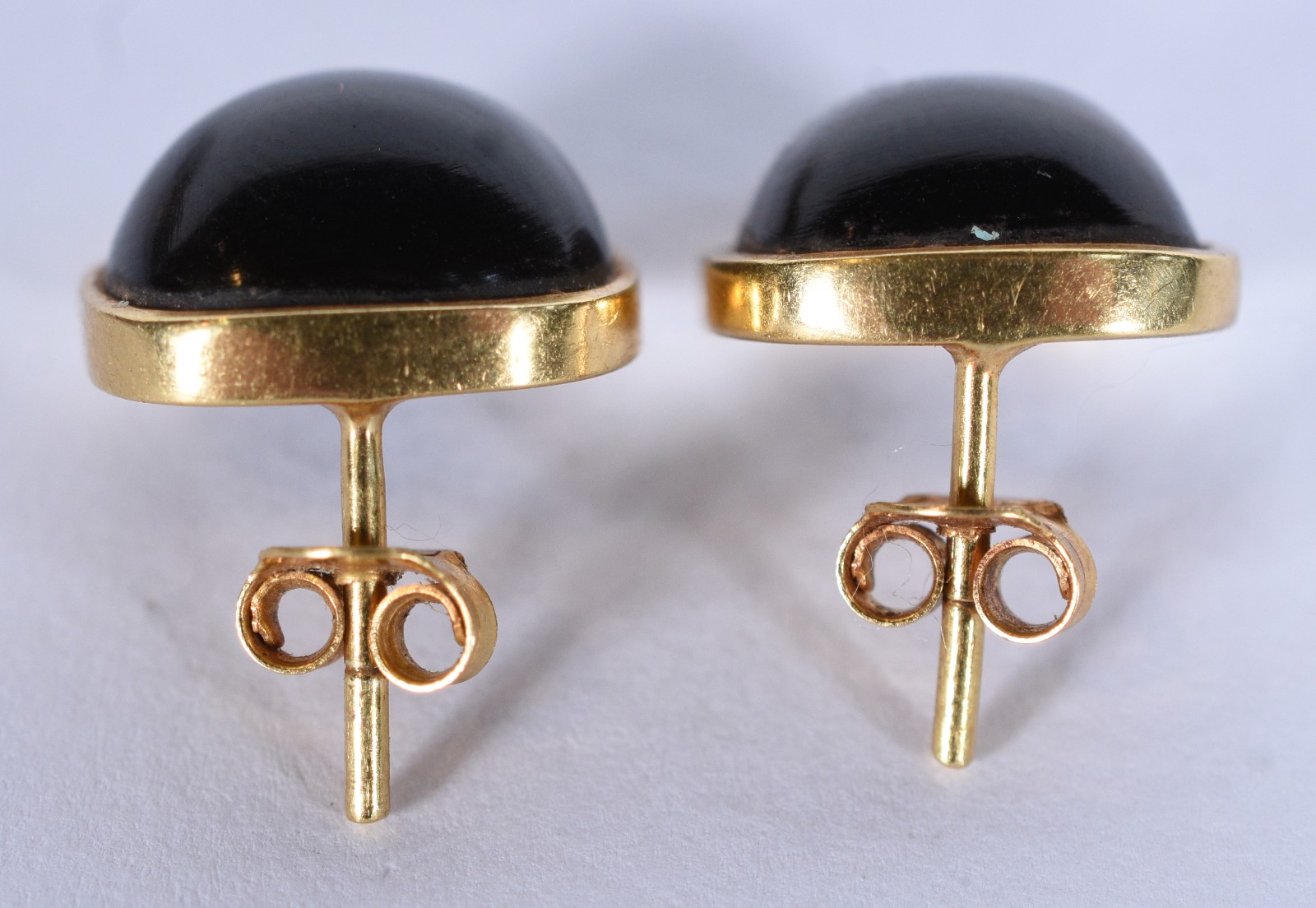 Par de brincos de ouro 18 k com topázio (Por motivos de segurança a... - foto 3 de 4