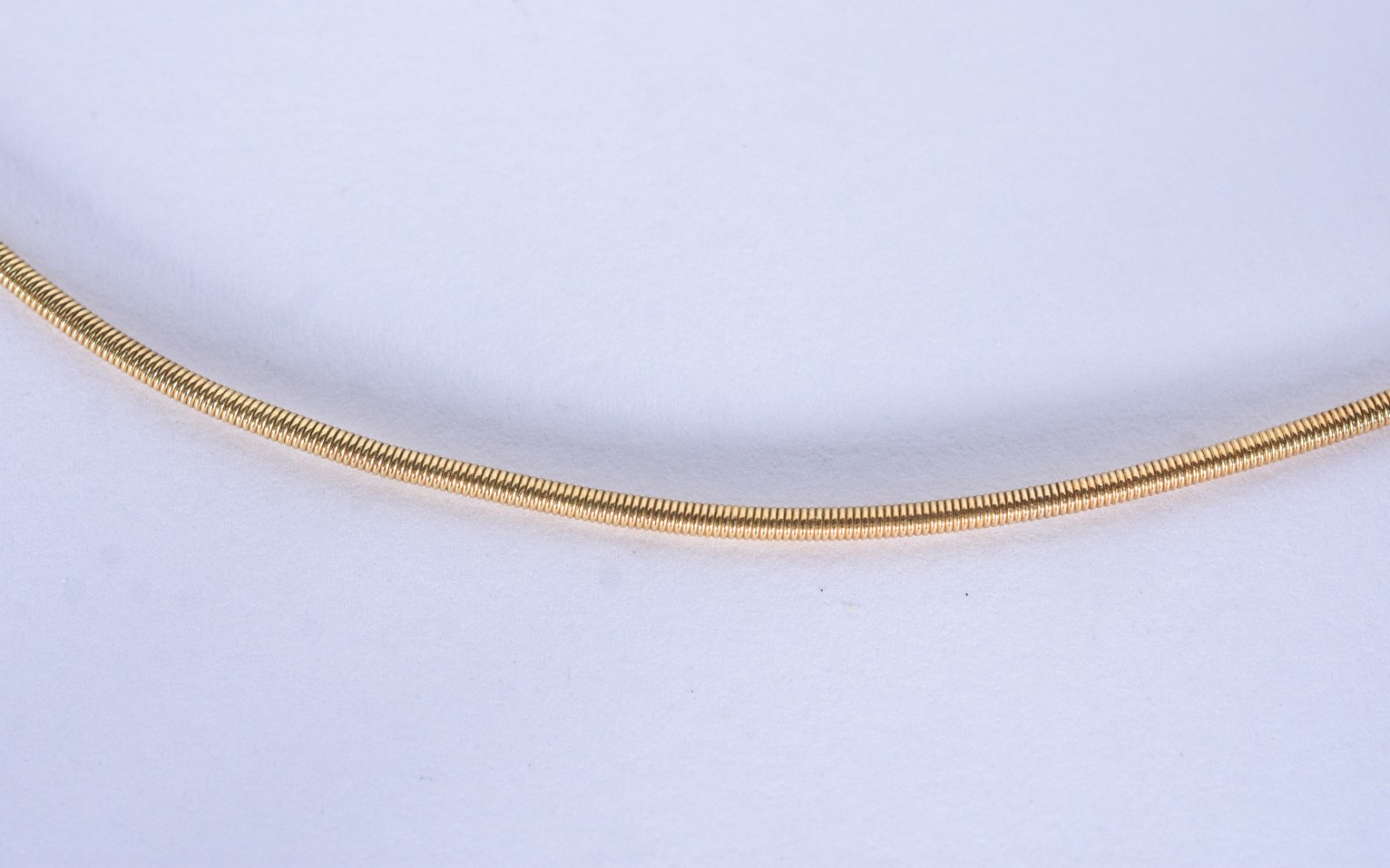 Gargantilha de ouro 18 k (Por motivos de segurança a peça não se... - foto 1 de 7