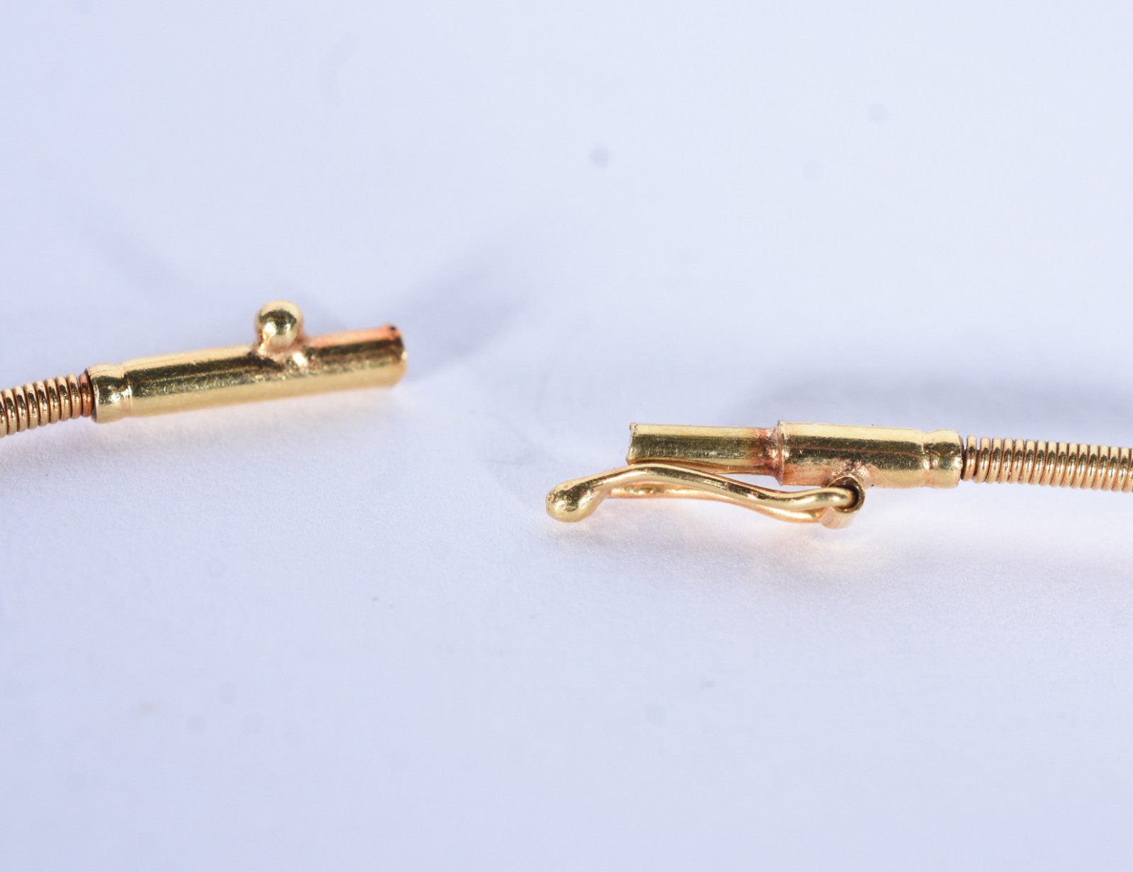 Gargantilha de ouro 18 k (Por motivos de segurança a peça não se... - foto 7 de 7
