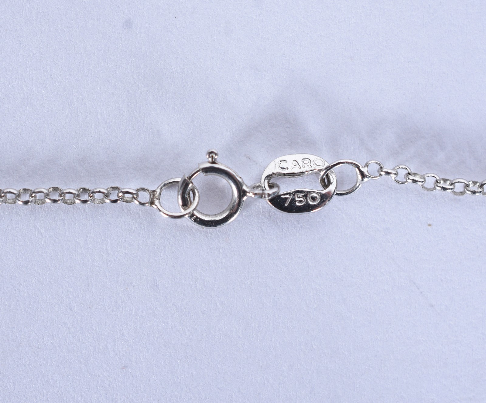 Colar de ouro branco com pendente com perola (Por motivos de... - foto 7 de 7