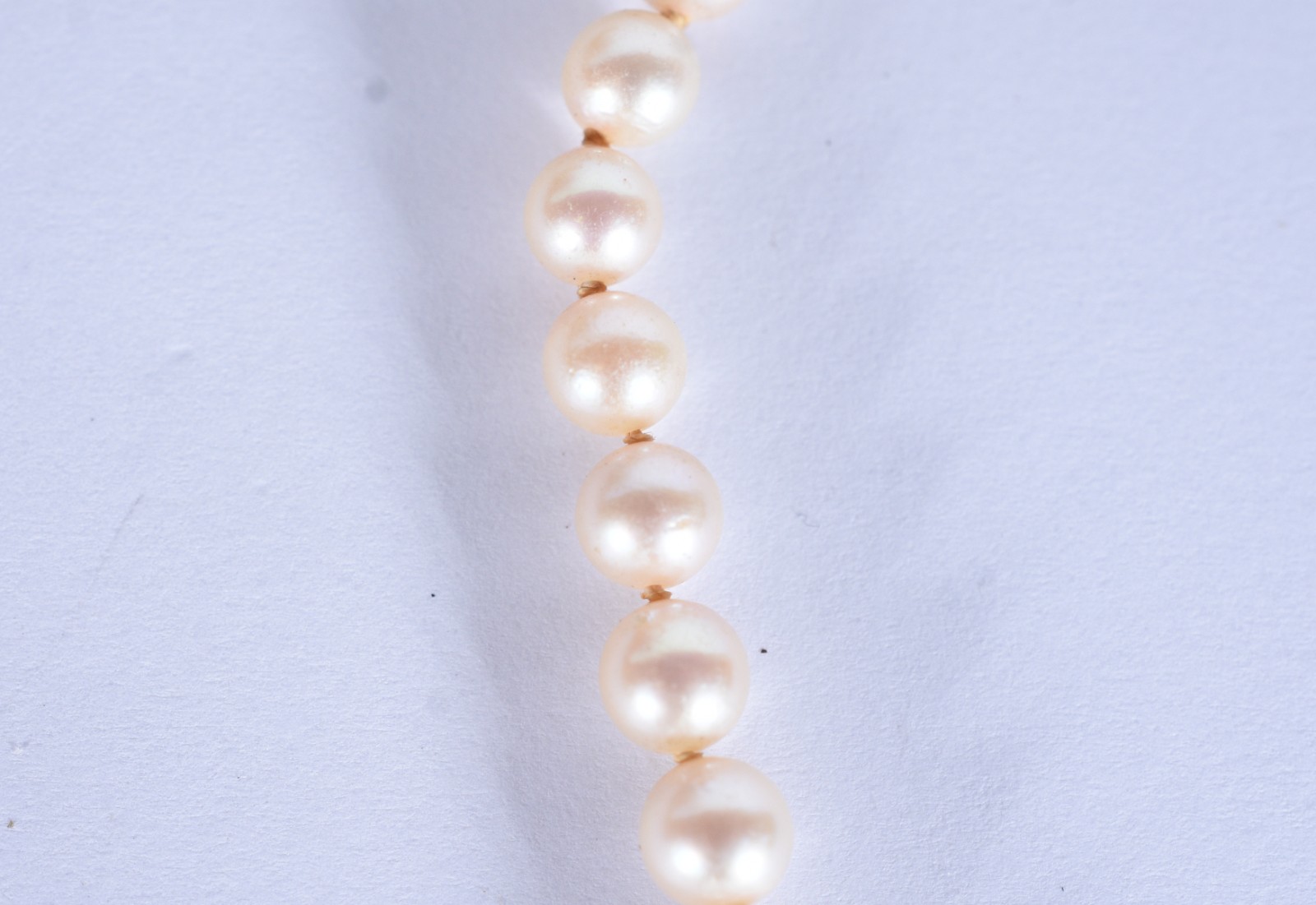 Colar de perolas com fecho de ouro branco (Por motivos de segurança a... - foto 5 de 5