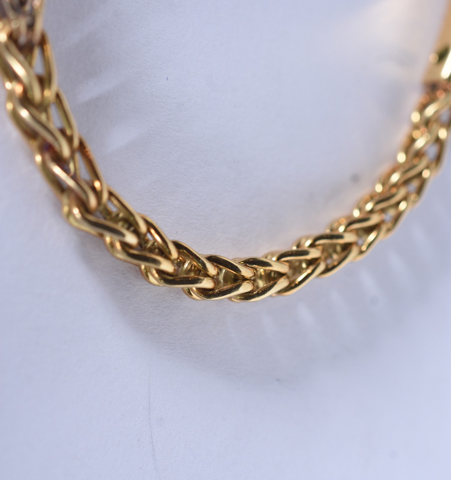 Pulseira em ouro 18 k com brilhantes e esmeraldas (Por motivos de... - foto 5 de 5