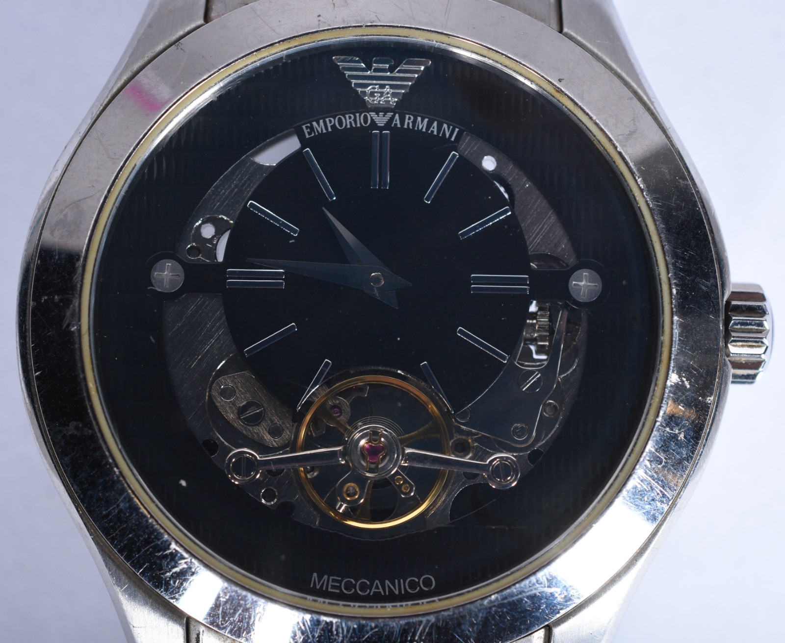 Relógio de pulso em aço "Meccanico". - foto 3 de 9
