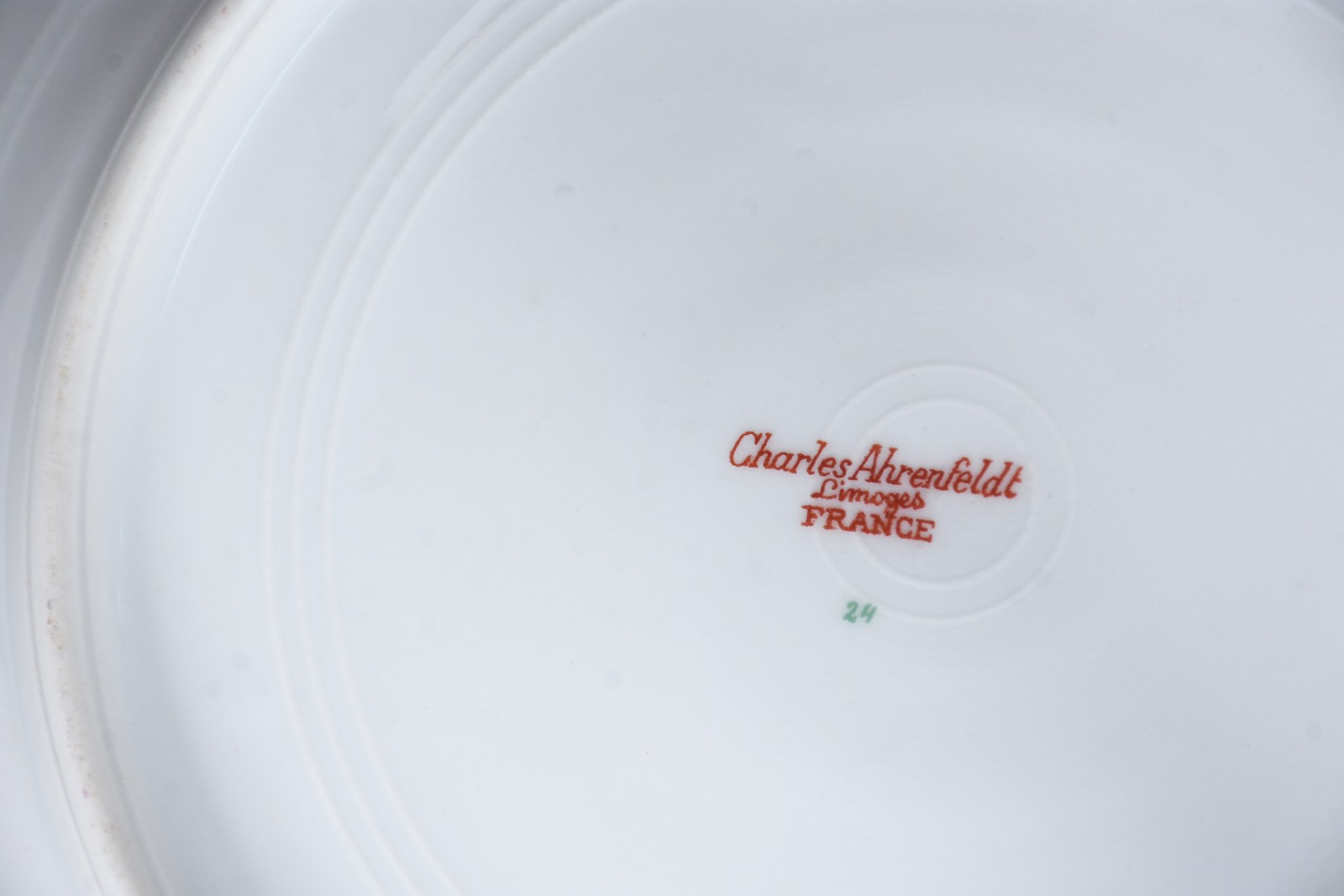 Aparelho de jantar de porcelana francesa "Charles Ahrenfeldt"... - foto 4 de 10