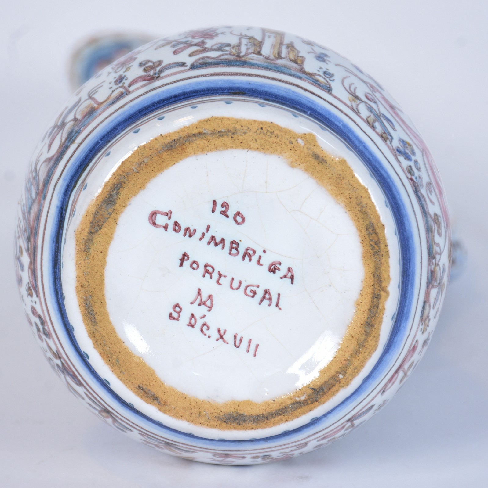 Três peças diversas de porcelana, sendo 2 pratos orientais (mínimo... - foto 7 de 8