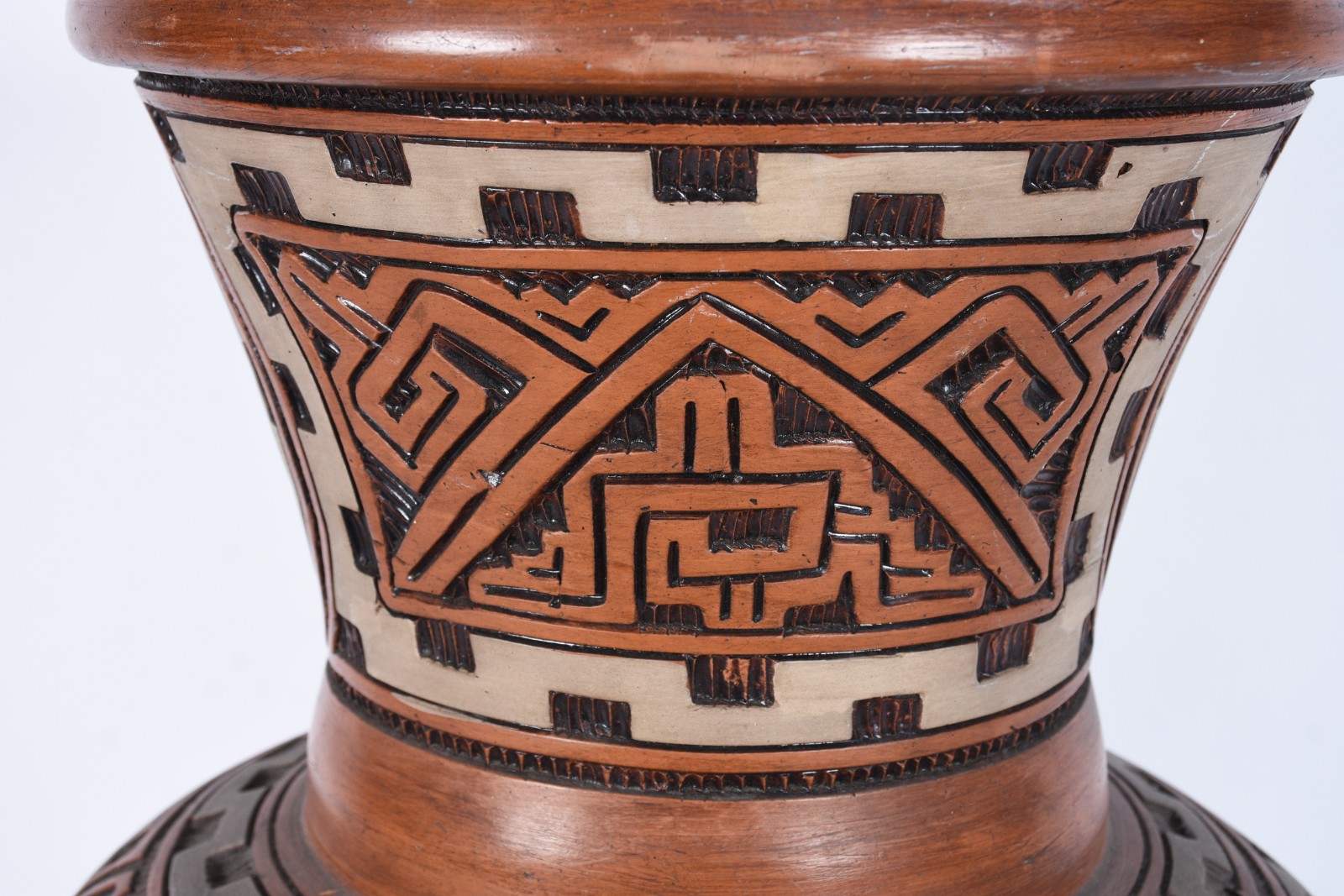 Vaso marajoara de cerâmica. Rachado. - foto 4 de 5