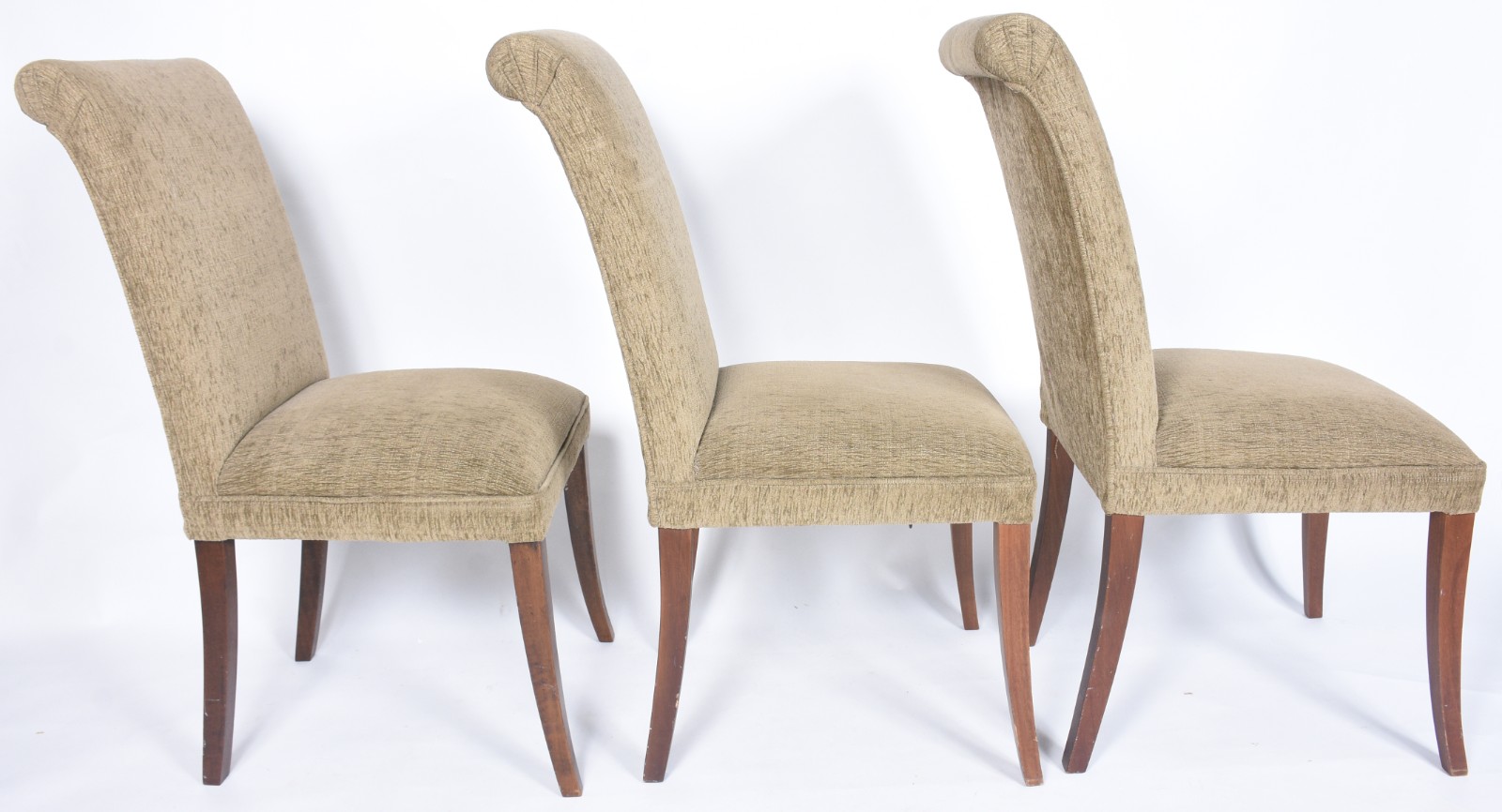 Conjunto com seis cadeiras estofadas para sala de jantar. - foto 4 de 7