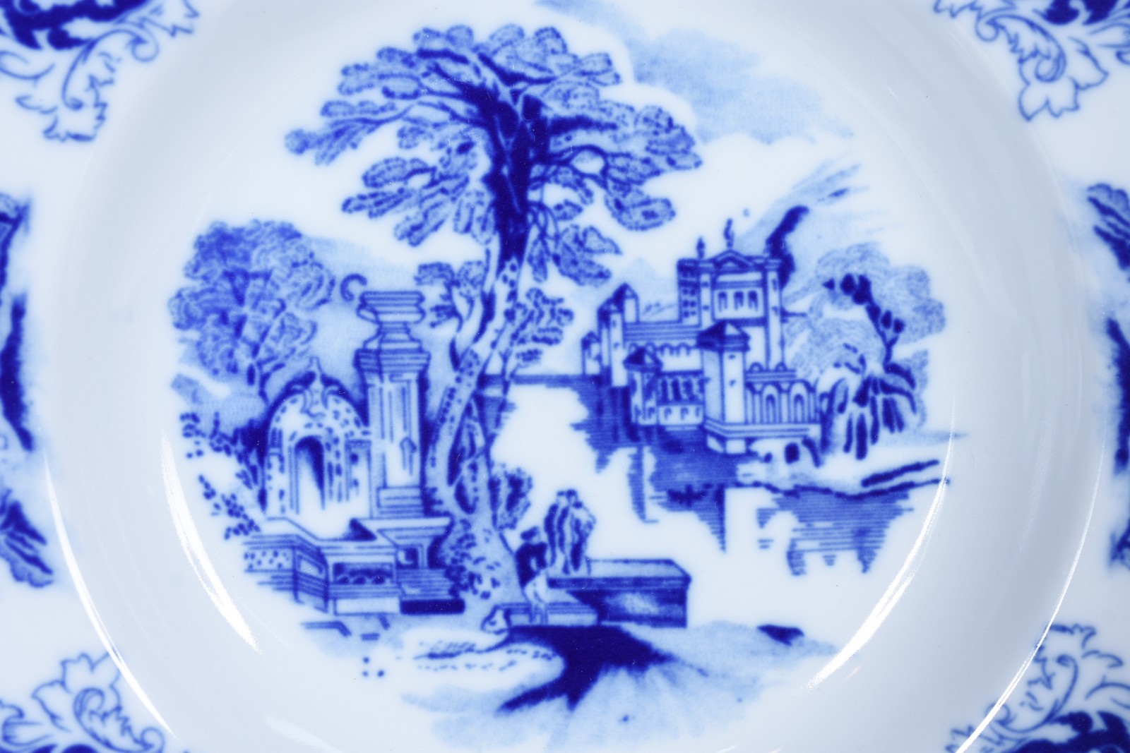 Aparelho de chá e jantar de porcelana Germer, azul e branca, composto... - foto 2 de 7