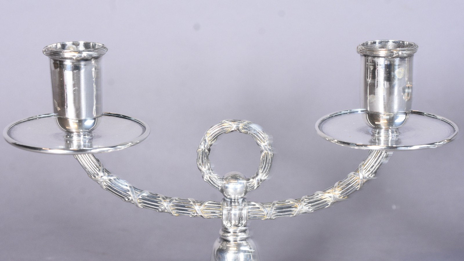 Par de candelabros de prata portuguesa contraste Javali, Leitão... - foto 3 de 6