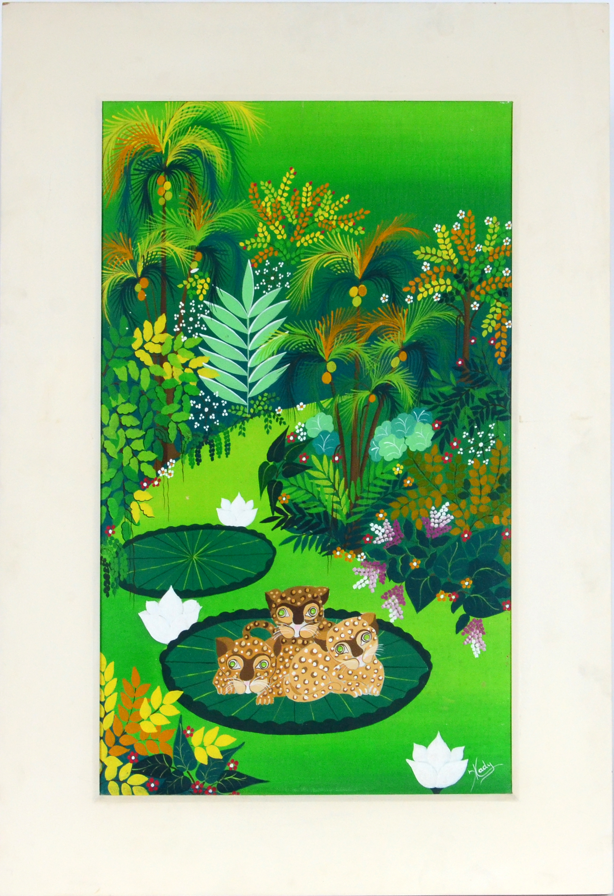 Mady Benzecry (1933-2003), Paisagem com  carneiros - foto 1 de 2