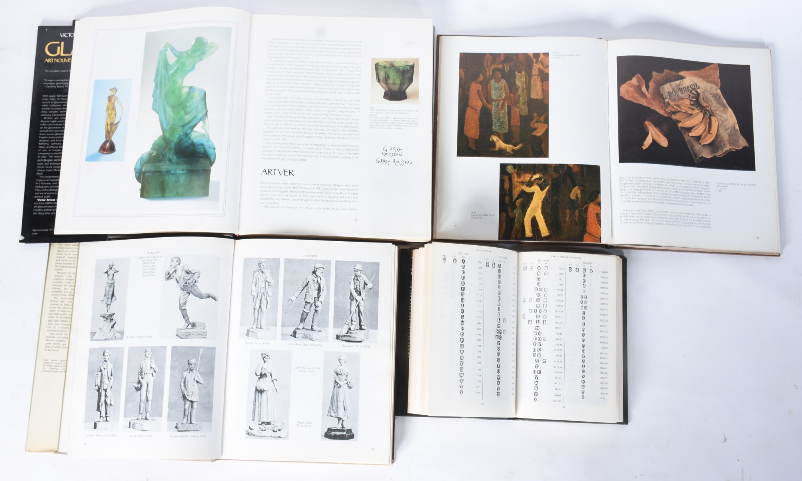 Quatro livros: A) Dictionary Of Marks B)Glass - Noveau Art Deco... - foto 4 de 5