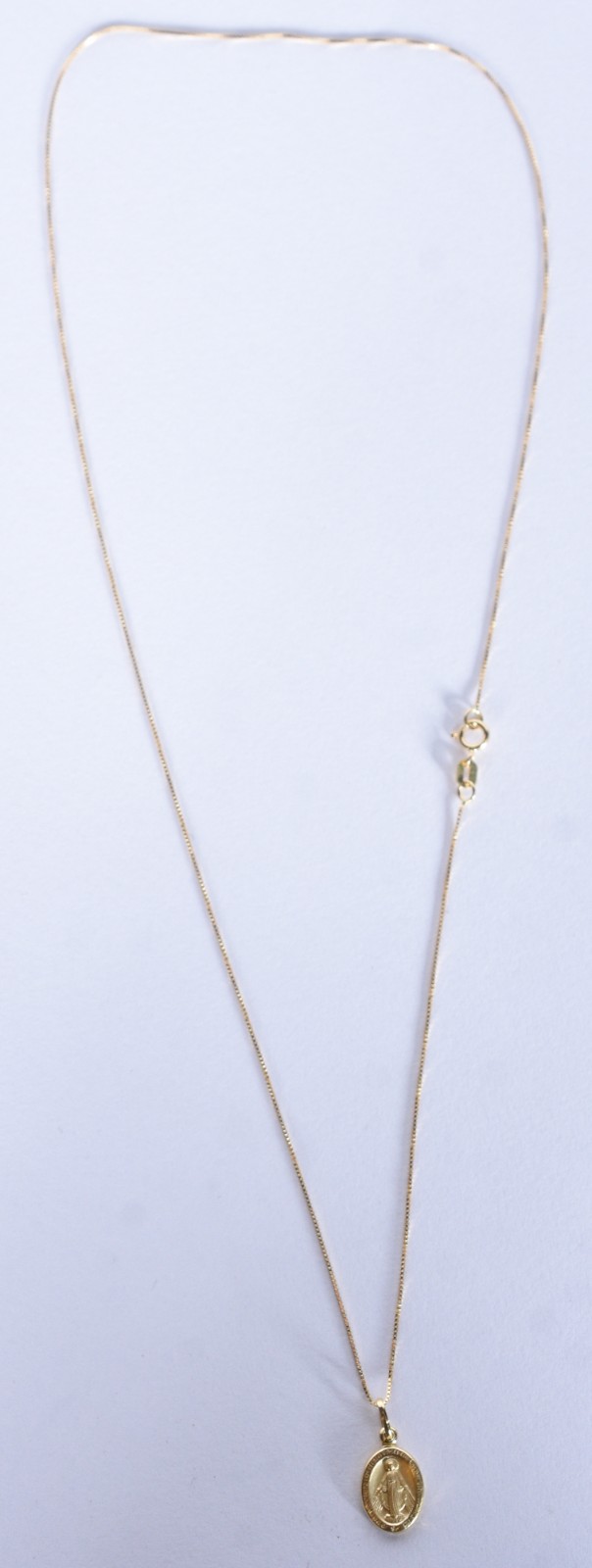 Pulseira de ouro 18 k, contraste 750 e pingente Sacro (Por motivos de... - foto 3 de 7
