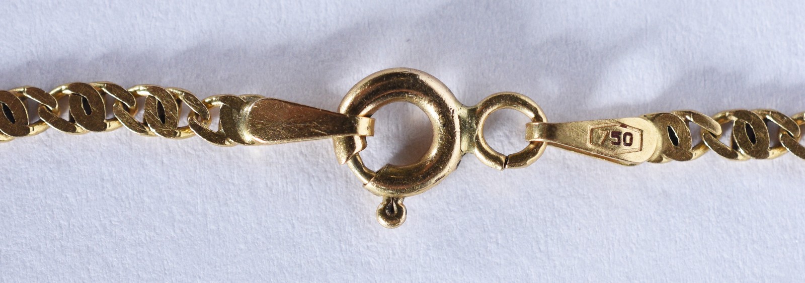 Pulseira de ouro batido de ouro 18 k, contraste 750 (Por motivos de... - foto 2 de 4