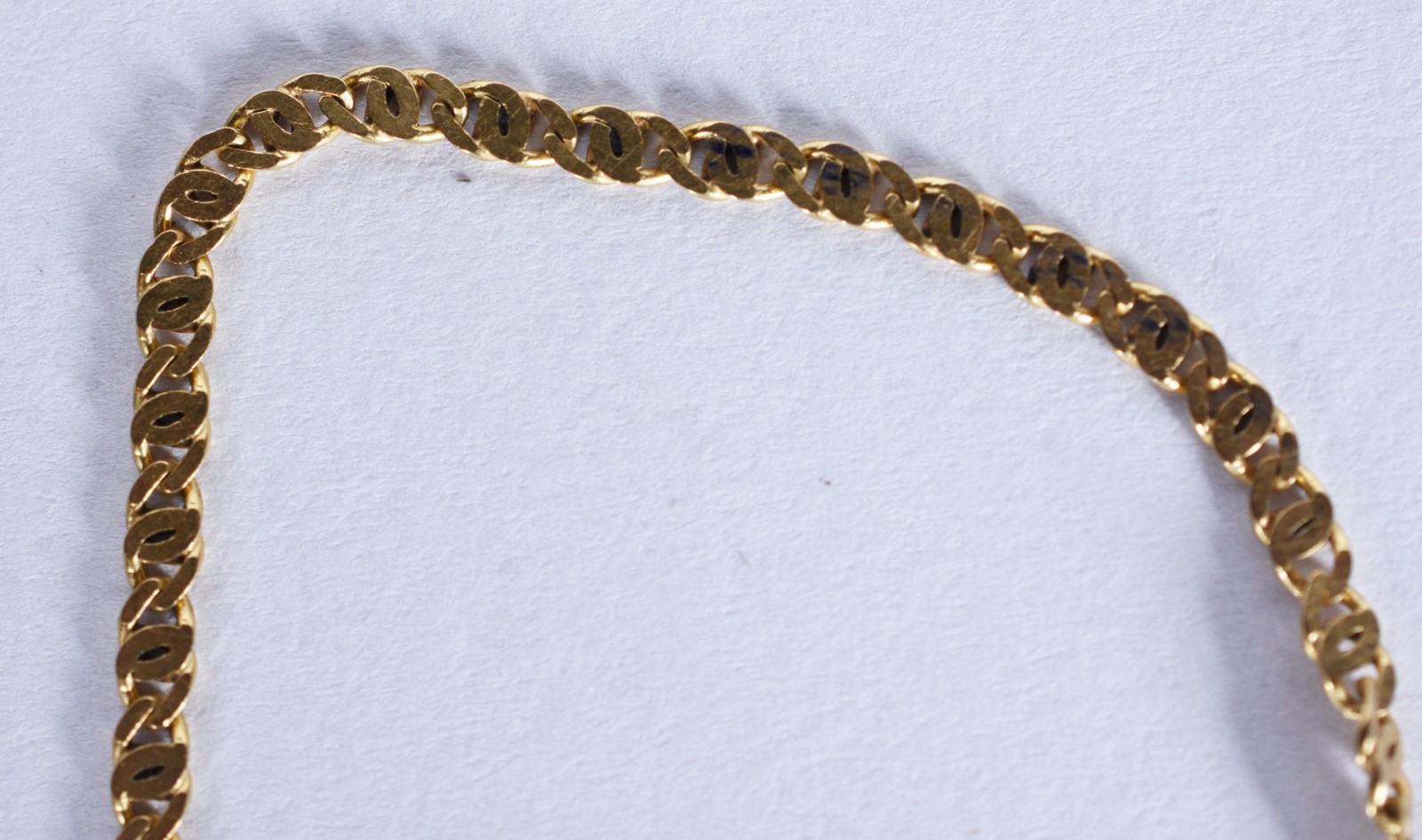 Pulseira de ouro batido de ouro 18 k, contraste 750 (Por motivos de... - foto 4 de 4