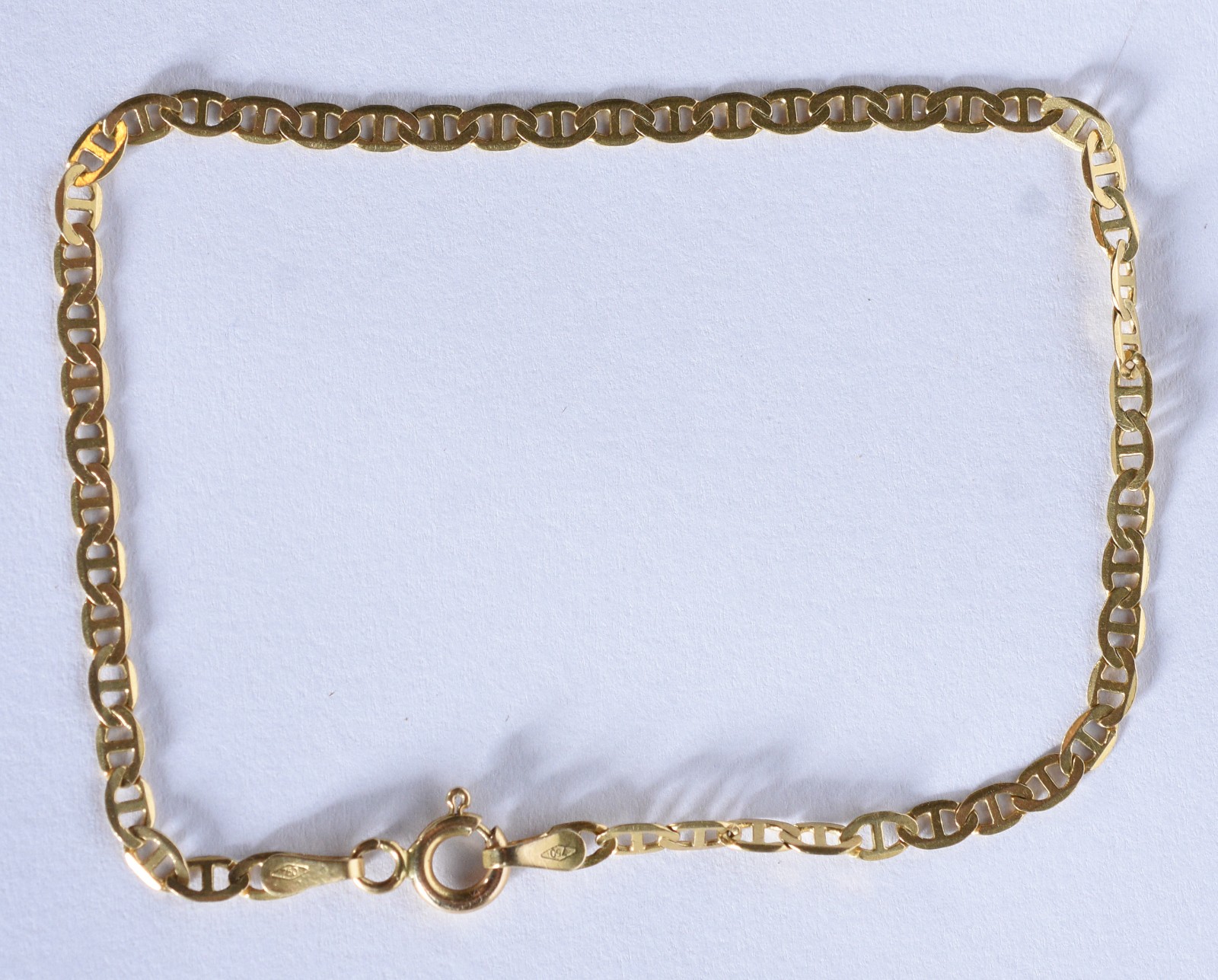Pulseira de ouro 18 k, contraste 750 (Por motivos de segurança a peça... - foto 1 de 5