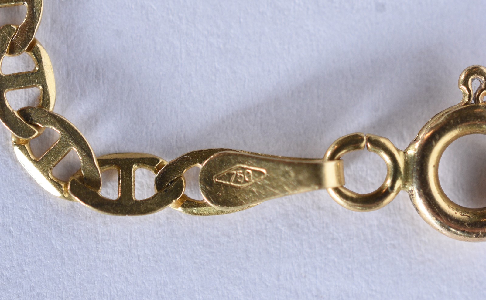 Pulseira de ouro 18 k, contraste 750 (Por motivos de segurança a peça... - foto 2 de 5