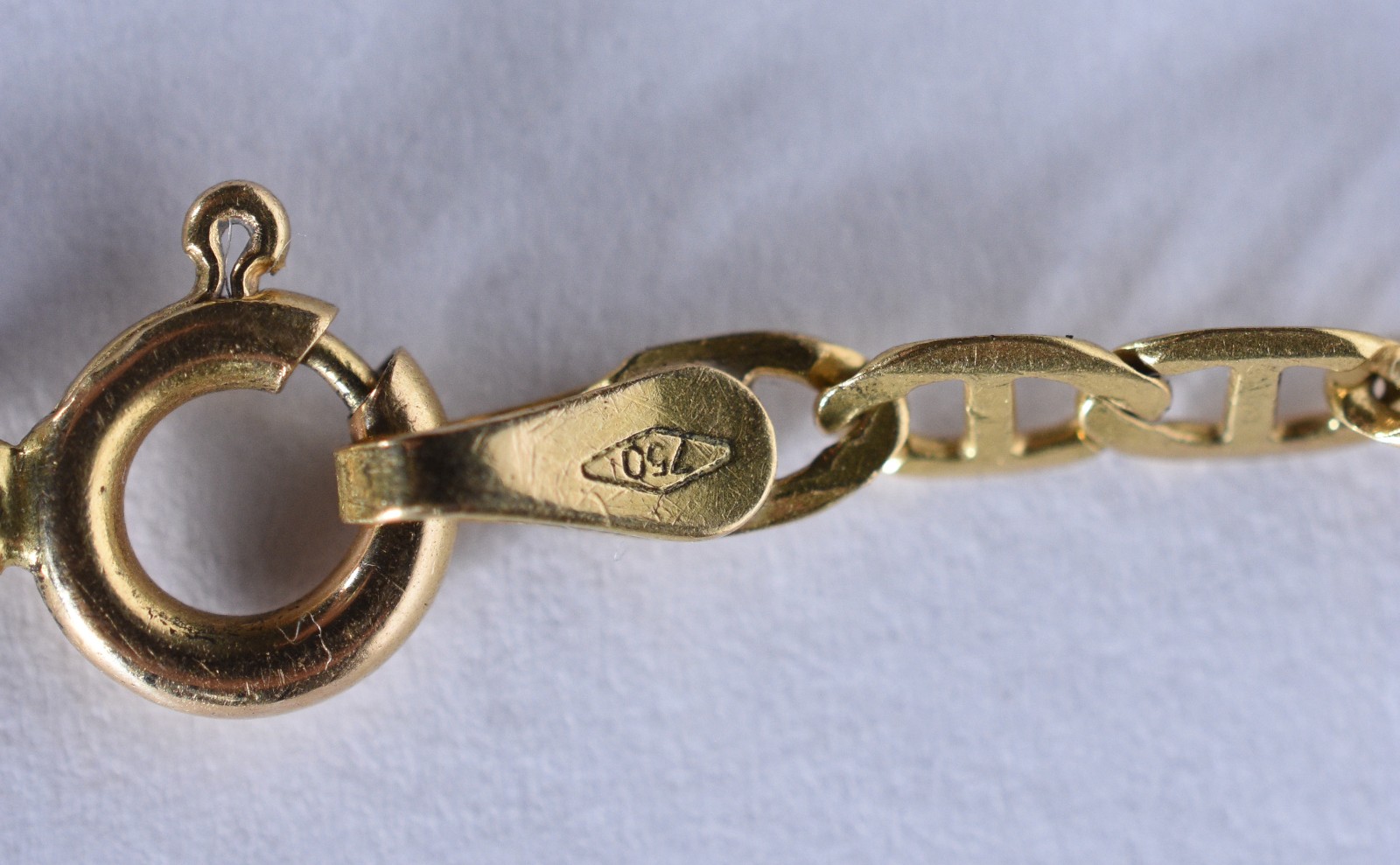 Pulseira de ouro 18 k, contraste 750 (Por motivos de segurança a peça... - foto 5 de 5