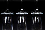Seis flutes de cristal tcheco liso 210 ml  - Seis flutes de cristal tcheco liso 210 ml 