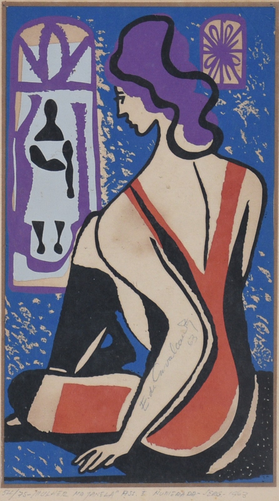 Di Cavalcanti (1897-1976), Mulher Na Janela - foto 1 de 5