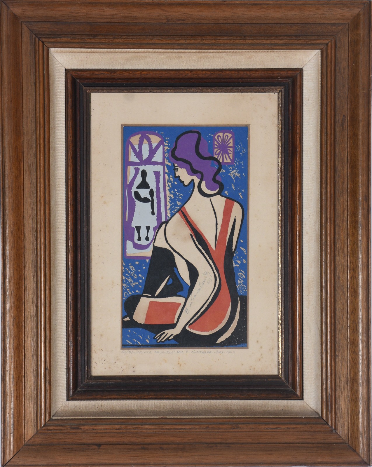 Di Cavalcanti (1897-1976), Mulher Na Janela - foto 2 de 5