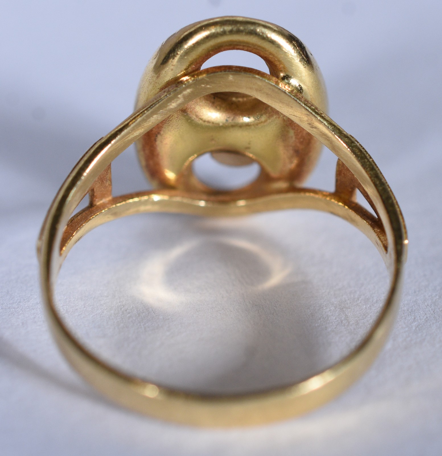 Anel de ouro 18 k, contraste 750, aro 15 (Por motivos de segurança a... - foto 6 de 6