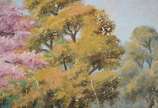 Manuel Funchal (1889-1979), Paisagem - Óleo sobre tela (tinta com desgastes)