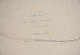 Sérgio Telles (1936-2022), Músico - Guache sobre papel. Paris, 1991. Pequenos pontos de fungo.