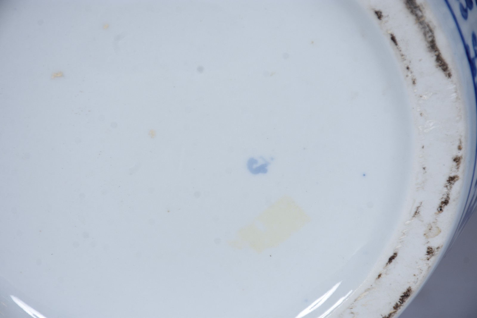 Par de potiches de porcelana oriental azul e branca. - foto 5 de 6