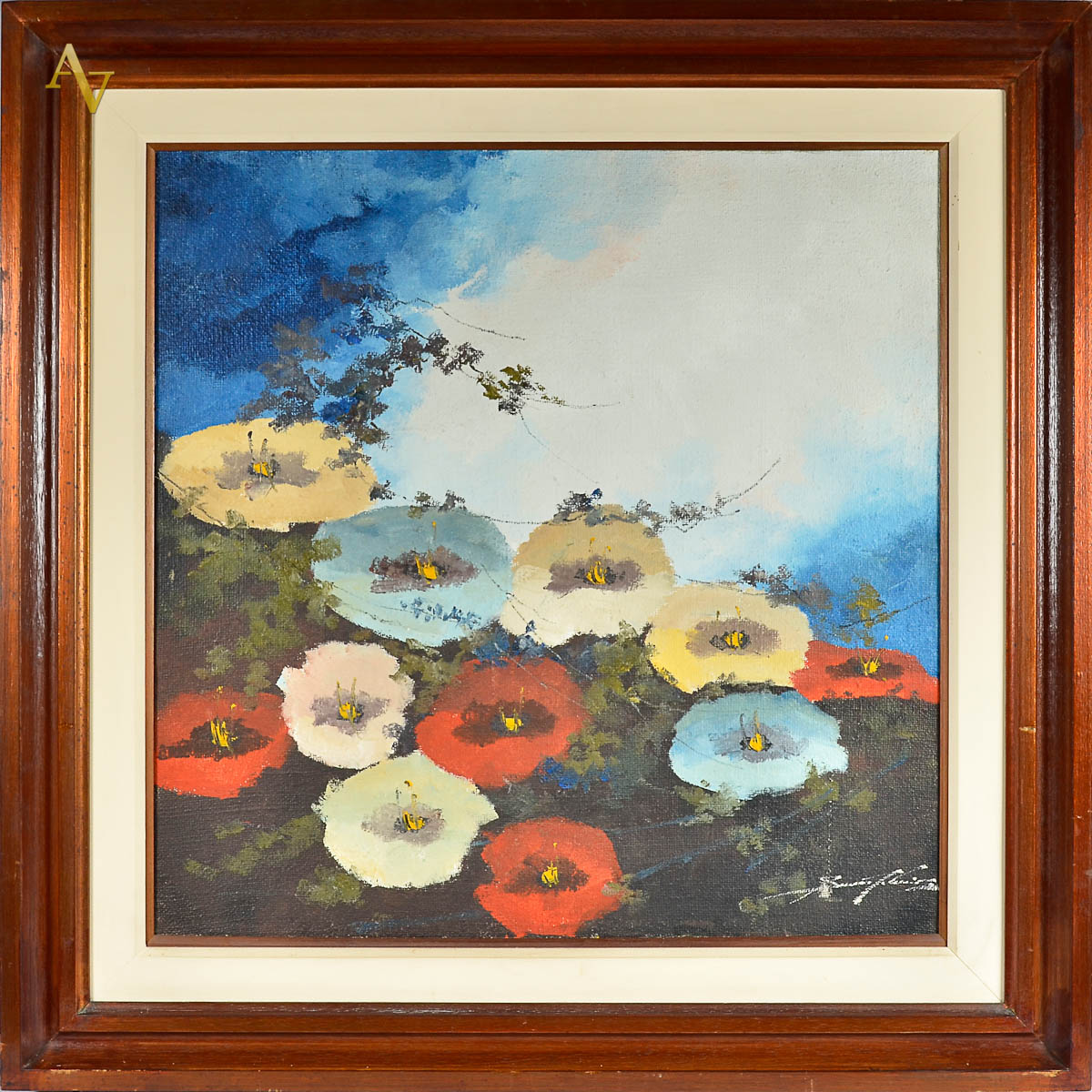SANSÃO PEREIRA - Flores - ost - 80 X 80