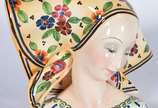 E. PATTARINO  (1885-1971),  - Busto feminino de porcelana italiana, assinada e numerada 2/6.