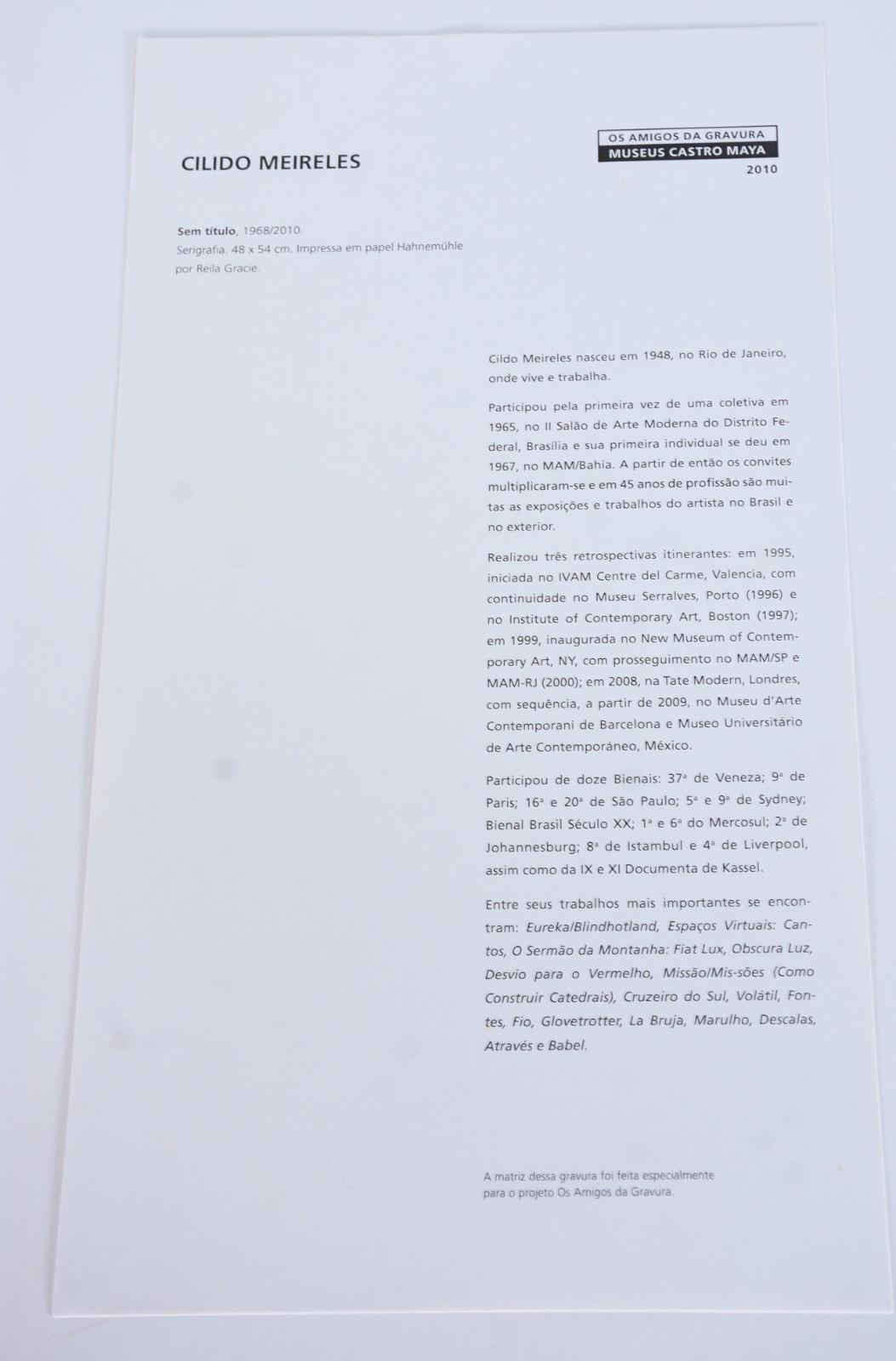 Cildo Meirelles (1948) - foto 6 de 6