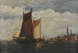 Sem assinatura, Marinha  Inglesa - Óleo sobre tela.