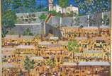Rosina Becker do Valle (1914-2000), A Feira - Óleo sobre tela - datado 1969.