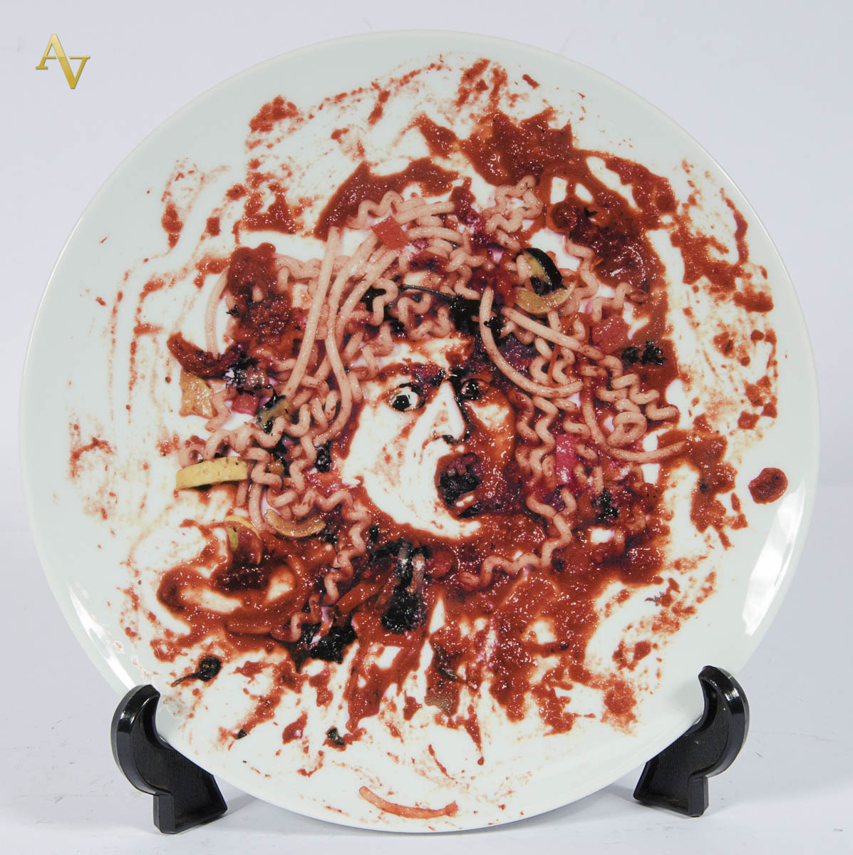 VIK MUNIZ -Prato de porcelana francesa de Limoges...