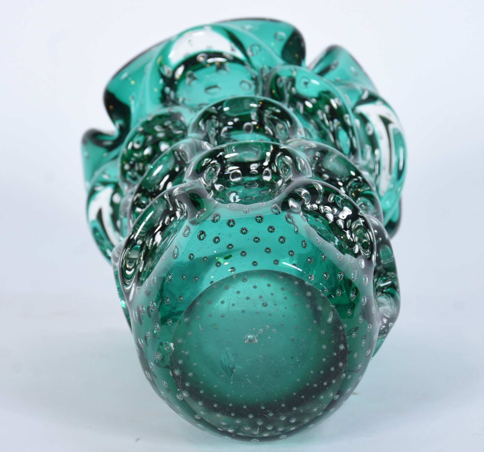 Vaso de murano na cor verde. - foto 5 de 5