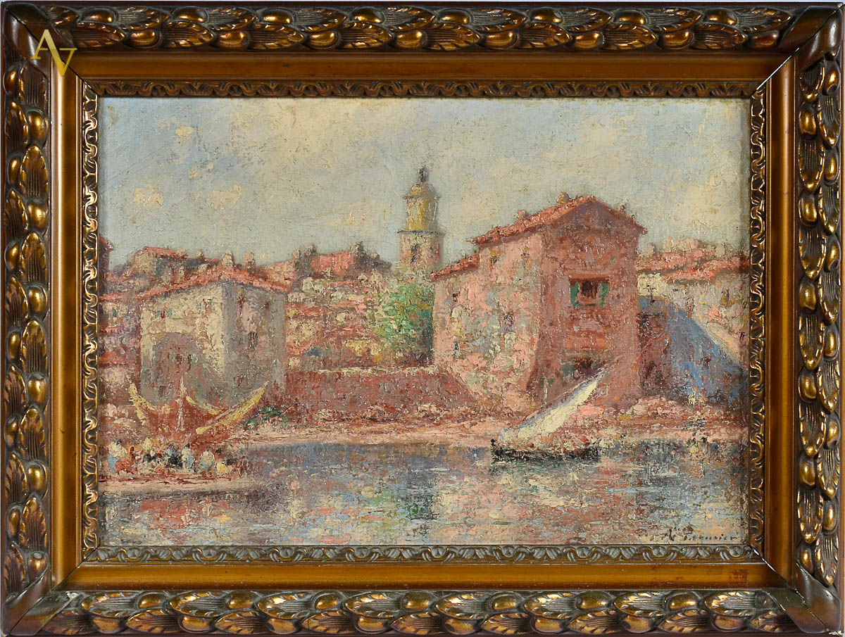 ESCOLA EUROPÉIA - Paisagem italiana - ost - 32 x 45