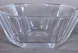 Bowl de cristal facetado. - Bowl de cristal facetado.