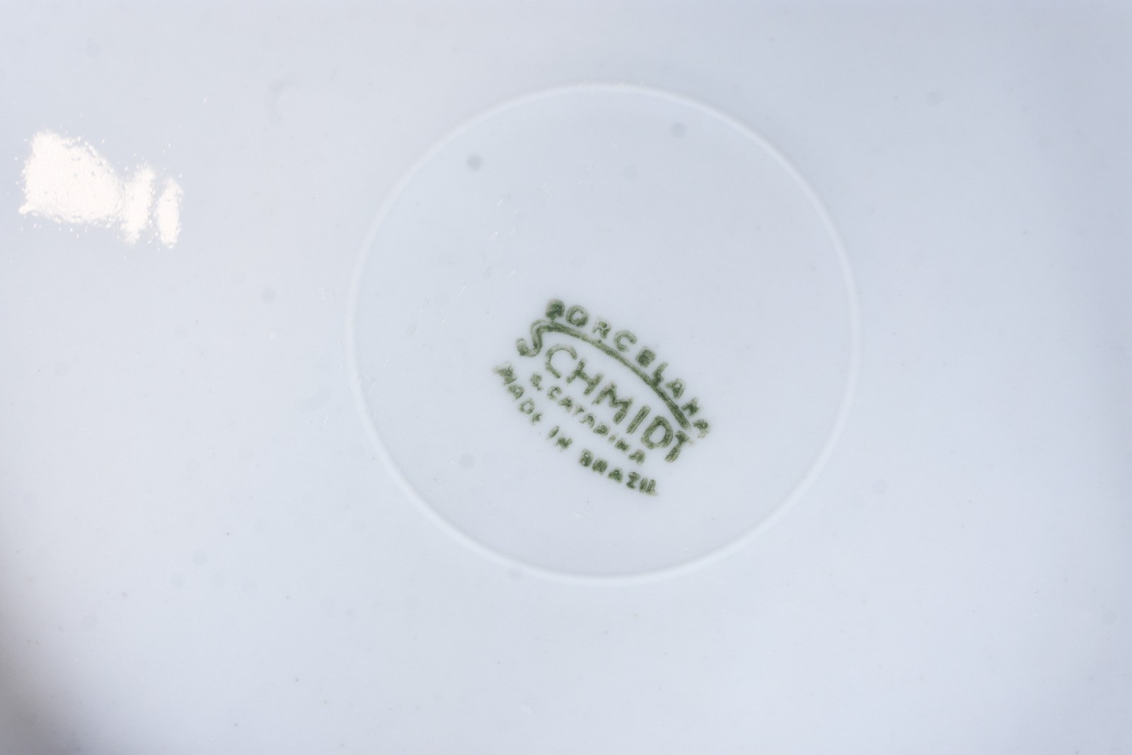 Serviço de jantar de porcelana Schmidt composto de: 12 pratos rasos... - foto 7 de 10