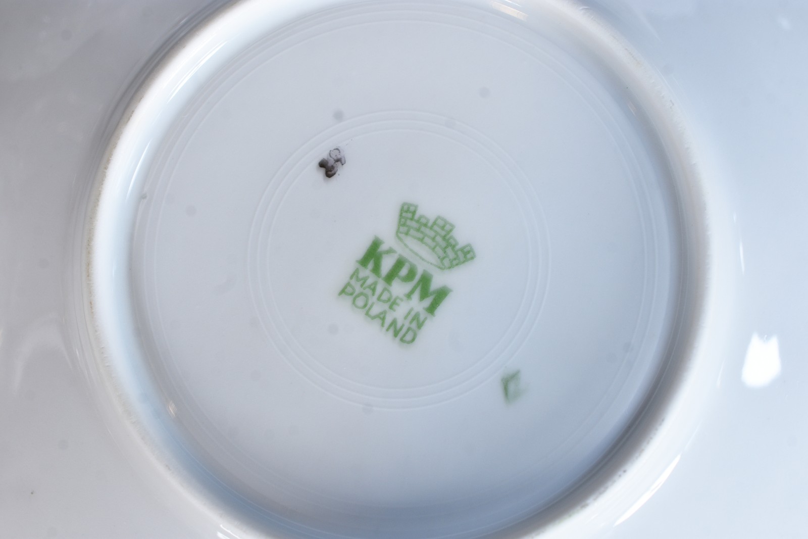 Serviço para chá e café de porcelana polonesa KPM branca com friso... - foto 6 de 10