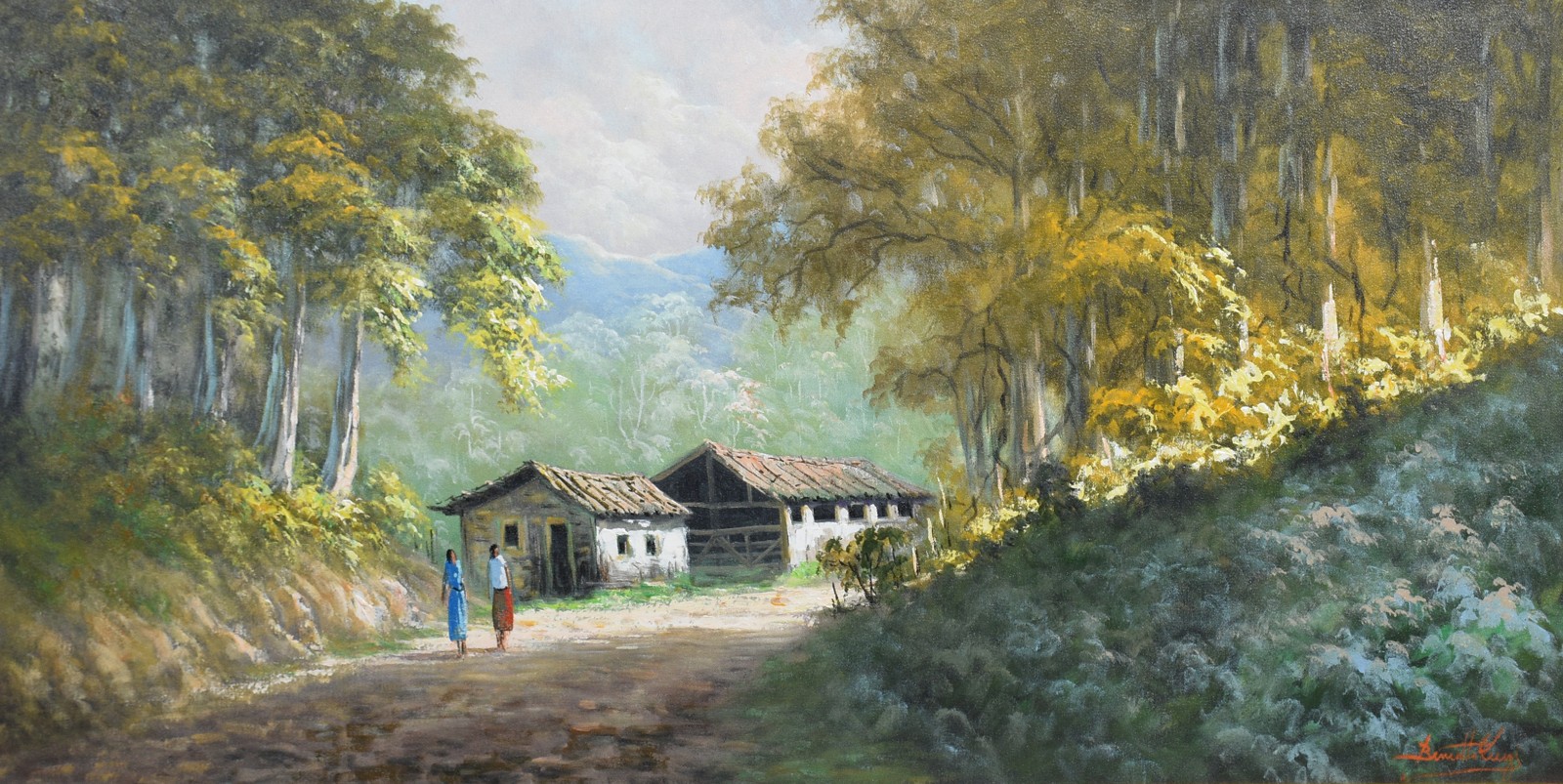 Benedito Luizi (1933-2010), Paisagem Bucólico - foto 1 de 5