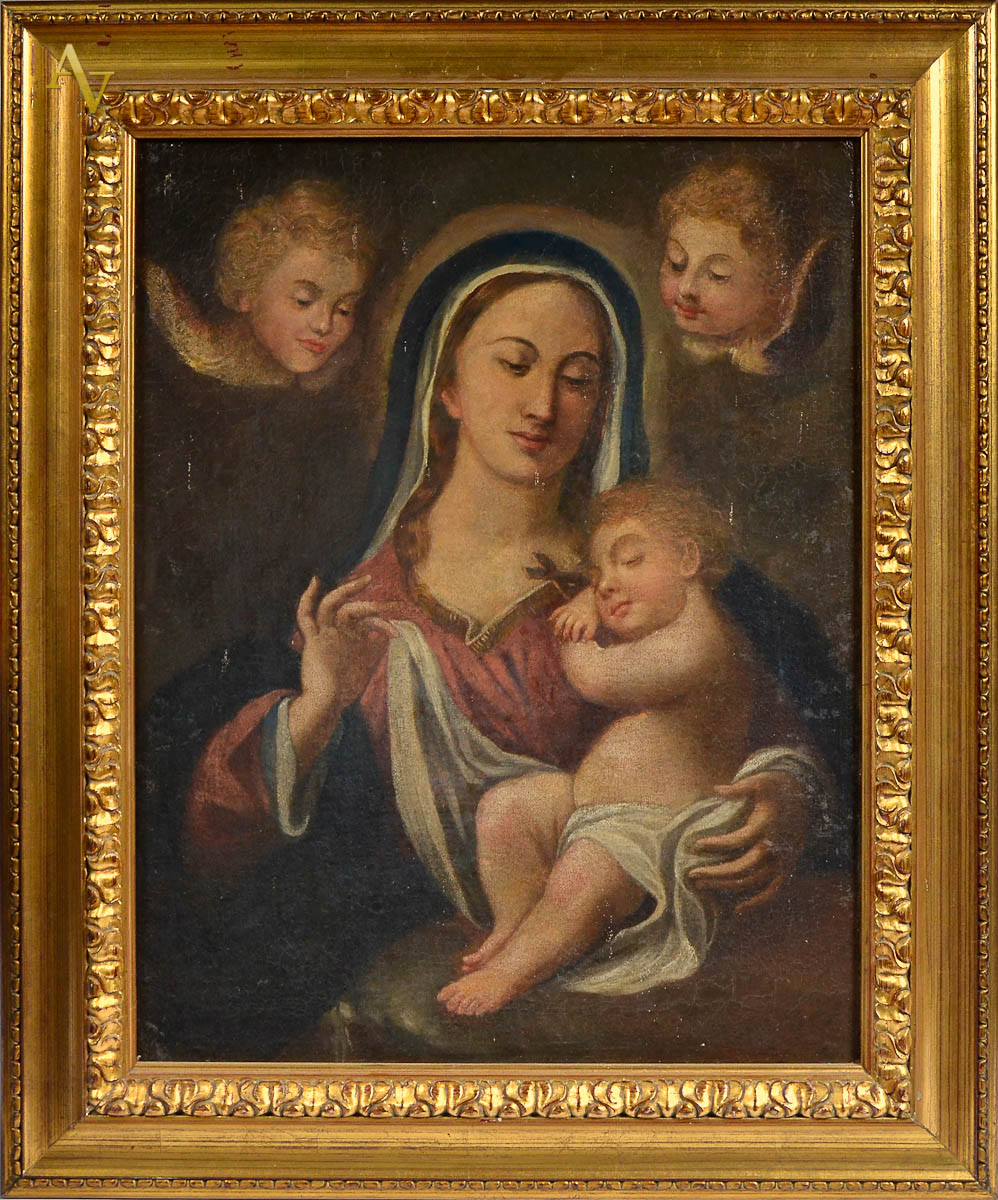 ESCOLA ESPANHOLA - Nossa Senhora - ose - 69 x 51.