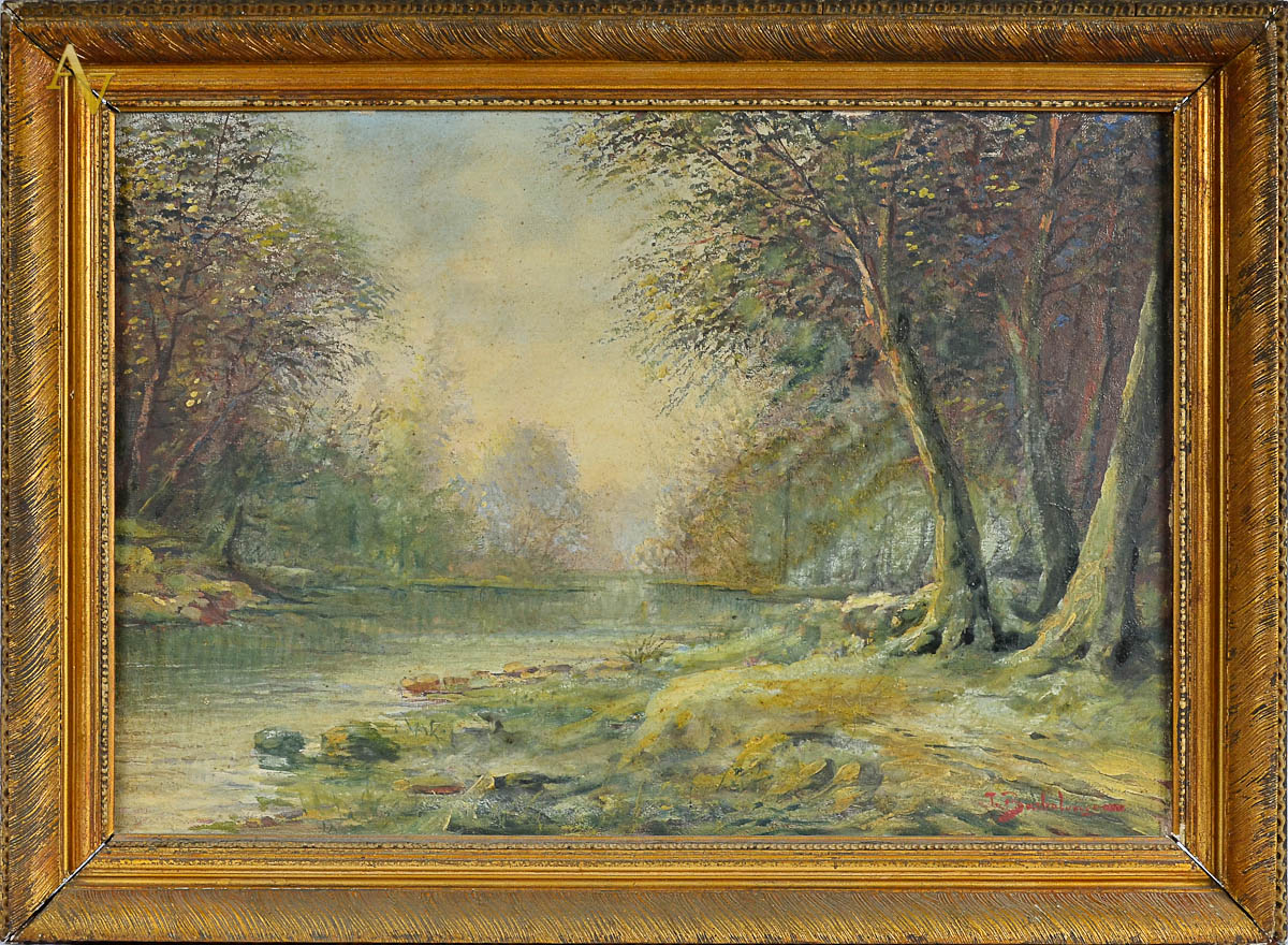 ASSINATURA NÃO IDENTIFICADA - paisagem - ost - 65 x 46.