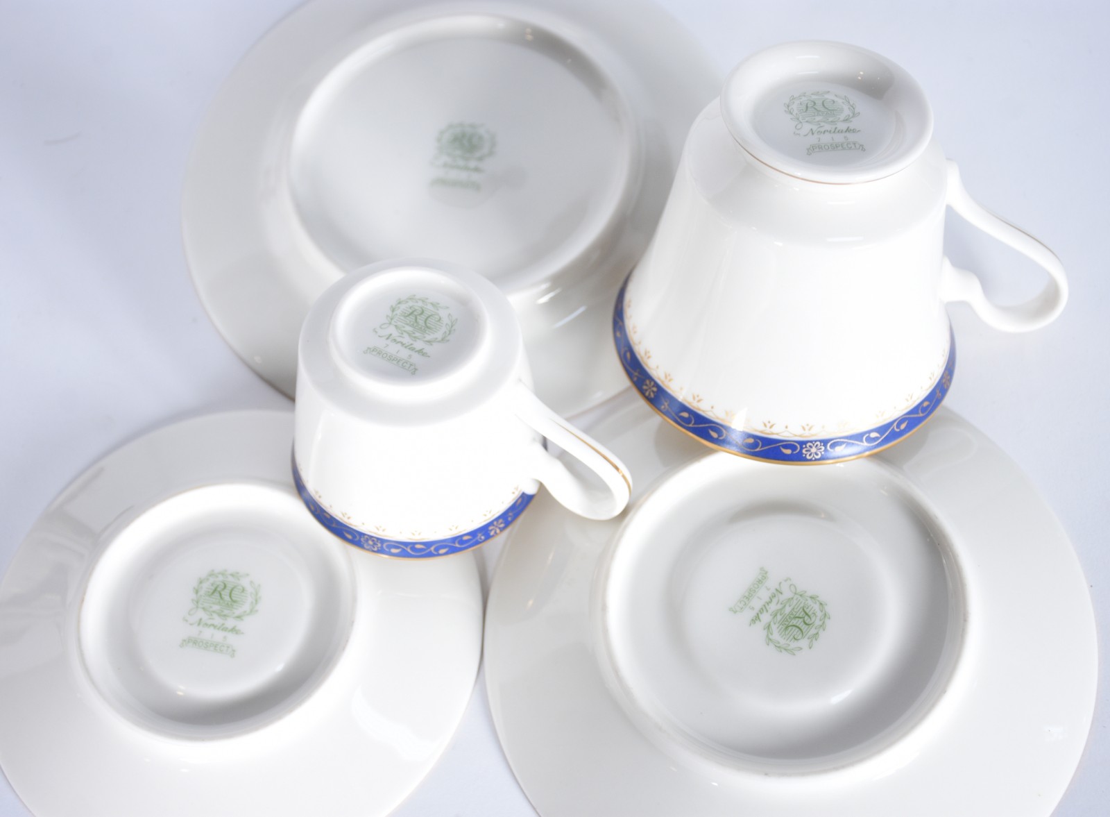 Aparelho de chá e café de porcelana Noritake na cor offwhite com... - foto 5 de 6